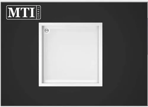 אגנית למקלחון מלבנית 90X90 דגם MTI-189 אורבן מבית אמבטיות MTI בגוון לבן.