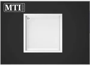 אגנית למקלחון מלבנית 90X90 MTI-189 אורבן - גוון לבן