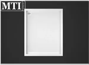 אגנית למקלחון מלבנית 90X110 MTI-191 אורבן - גוון לבן
