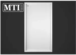 אגנית למקלחון מלבנית 90X160 MTI-196 אורבן - גוון לבן