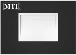 אגנית למקלחון מלבנית 70X100 MTI-261 עם תעלת ניקוז - גוון לבן