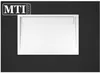 אגנית למקלחון מלבנית 70X110 MTI-263 עם תעלת ניקוז - גוון לבן