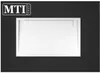 אגנית למקלחון מלבנית 70X120 MTI-265 עם תעלת ניקוז - גוון לבן