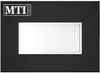 אגנית למקלחון מלבנית 70X140 MTI-268 עם תעלת ניקוז - גוון לבן