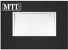 אגנית למקלחון מלבנית 70X130 MTI-267 עם תעלת ניקוז - גוון לבן