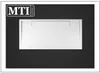 אגנית למקלחון מלבנית 70X150 MTI-271 עם תעלת ניקוז - גוון לבן