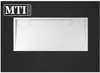 אגנית למקלחון מלבנית 70X160 MTI-273 עם תעלת ניקוז - גוון לבן
