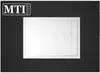 אגנית למקלחון מלבנית 80X110 MTI-282 עם תעלת ניקוז - גוון לבן