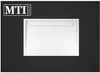 אגנית למקלחון מלבנית 80X120 MTI-285 עם תעלת ניקוז - גוון לבן