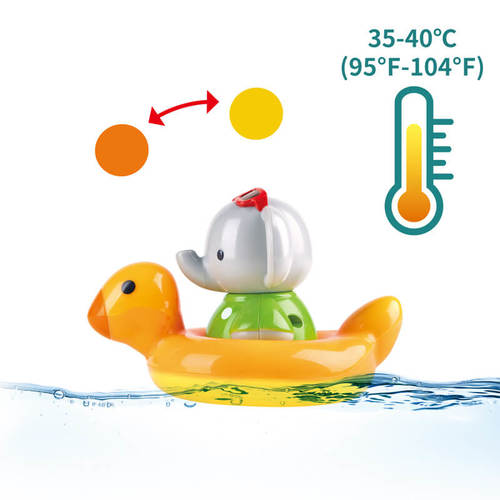 צעצוע אמבט פיל מסתובב וברווז - האפה