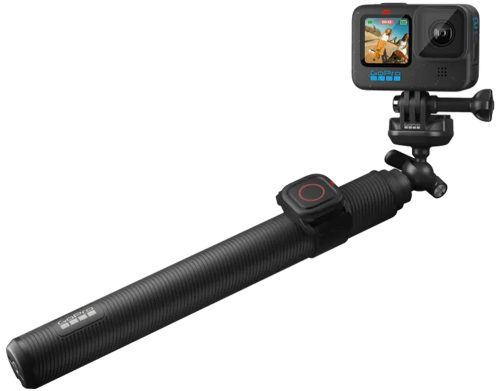 מוט סלפי מתארך עם שלט GoPro Extension Pole + Waterproof Shutter Remoteברפאלי - refali.co.il