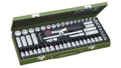 סט בוקסות 65 חלקים D3/8 מבית PROXXON גרמניה 