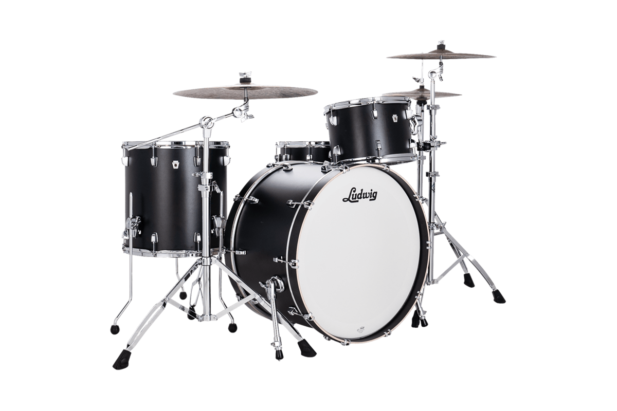 מערכת 4 חלקים "22 Ludwig LN28204TXB2 NEUSONIC Black Velvet
