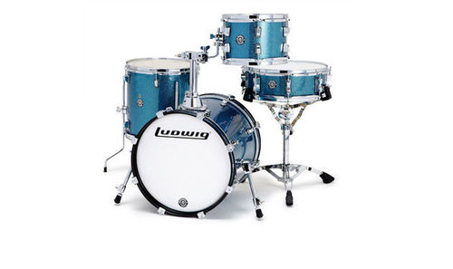 מערכת תופים LUDWIG BREAKBEATS LC179BLS Azure Blue Sparkle 023