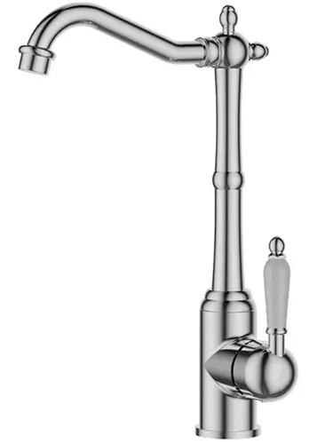 ברז לכיור רחצה ענתיק 3615 מבית סיוון אופיר בגימור ניקל מבריק.