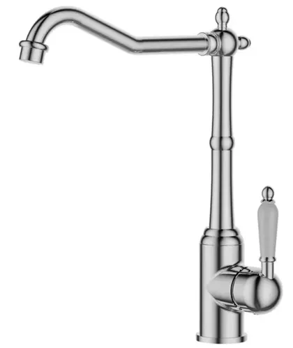 ברז לכיור מונח ענתיק מבית סיוון אופיר דגם 3614 בגימור ניקל מבריק.