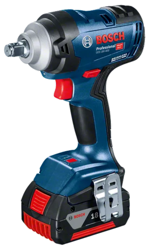 מפתח אימפקט נטען + סוללת 5 אמפר ומטען - BOSCH GDS 18V-400 18V