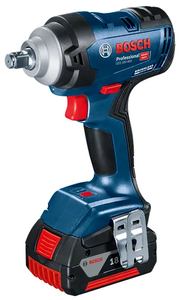 מפתח אימפקט נטען + סוללת 5 אמפר ומטען - BOSCH GDS 18V-400 18V
