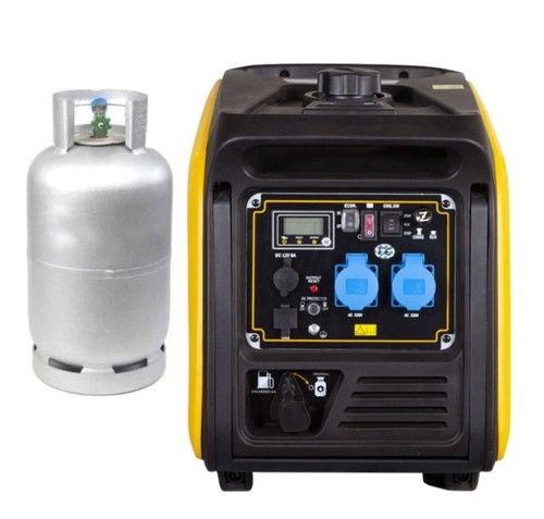 גנרטור גז מושתק אינוורטר 3900W חד פאזי + שלט רחוק