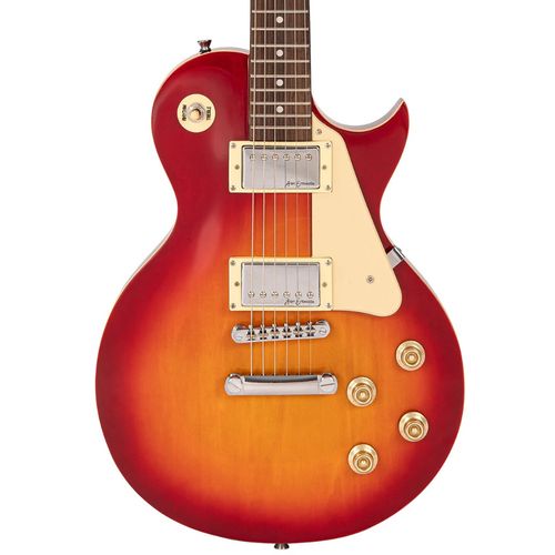 זוית נוספת Vintage V10 Coaster Cherry Sunburst Electric Guiter