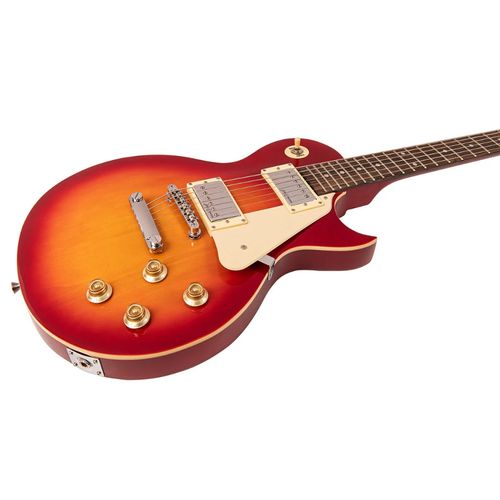 זוית נוספת Vintage V10 Coaster Cherry Sunburst Electric Guiter