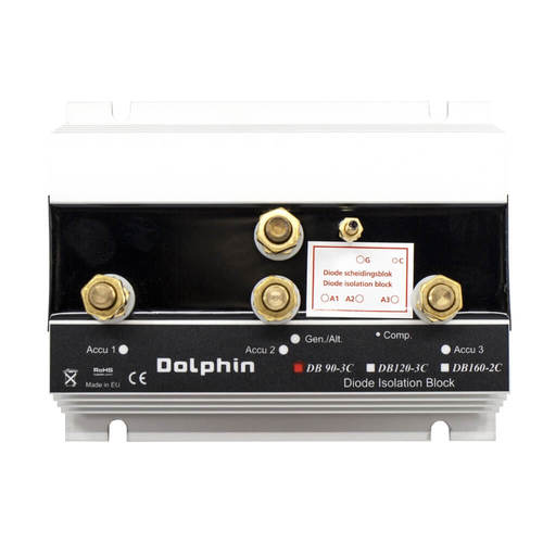 מבודד מצברים Dolphin Battery isolator 120A 3Outputs