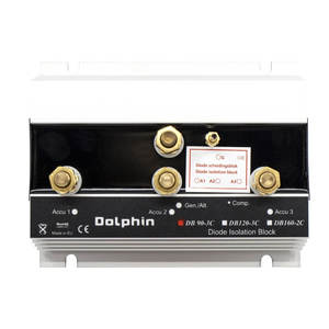 מבודד מצברים Dolphin Battery isolator 120A 3Outputs