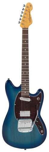 Vintage REVO Series 'Colt' HS Duo Electric Guitar ~ Blueburst