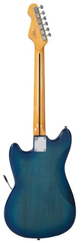 זוית נוספת Vintage REVO Series 'Colt' HS Duo Electric Guitar ~ Blueburst