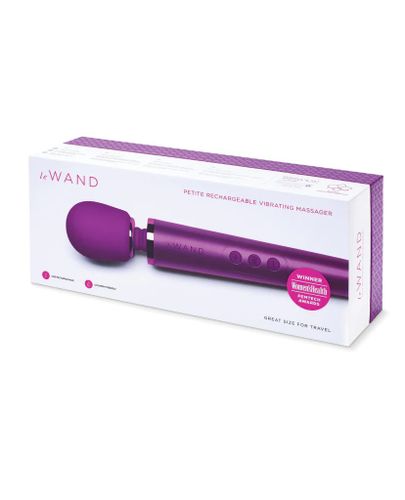 סופר מגי'ק וונד מיני בורדו שרי Le Wand-Petite Vibrating Massager Super Magic Wand  - המסאג'ר הטוב ביותר בשנת 2021