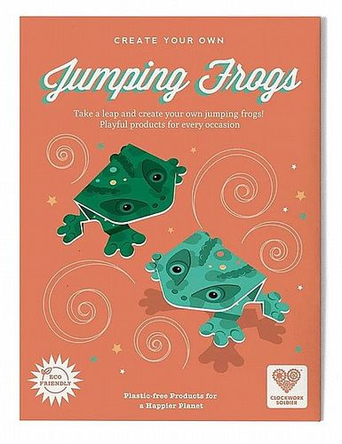 ערכת אומנות בנייר - צפרדעים קופצות