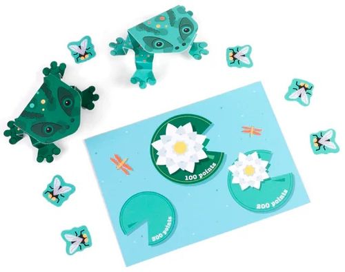 ערכת אומנות בנייר - צפרדעים קופצות