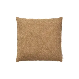 כרית מילוי נוצות 40X40 חום זהוב BOUCLE Tan 