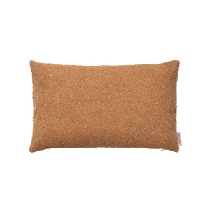 כרית מילוי נוצות 30X50 חום זהוב BOUCLE Cushion Tan 