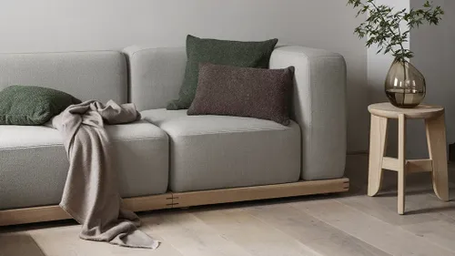 כרית מילוי נוצות 30X50 ירוק BOUCLE Cushion Duck Green 
