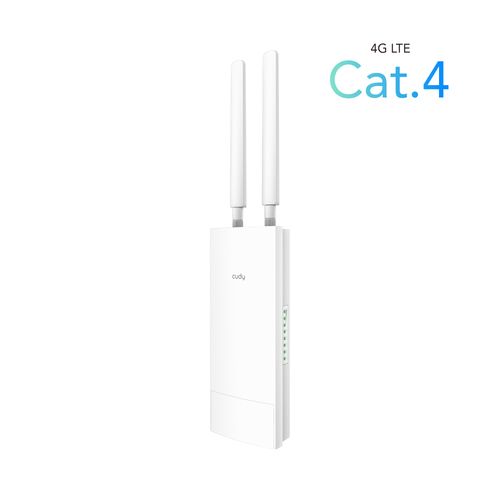 נתב מוקשח אלחוטי כולל מודם סלולרי CUDY LT500 OUTDOOR 4G LTE