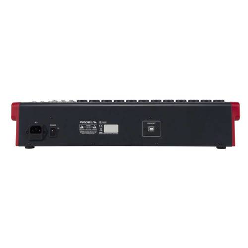  מיקסר 16 ערוצים + אפקטים USB Proel 