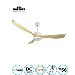 מאוורר תקרה אטלנטה CCT 56" Atlanta - מותאם להפעלה עם שעון שבת NORTHER
