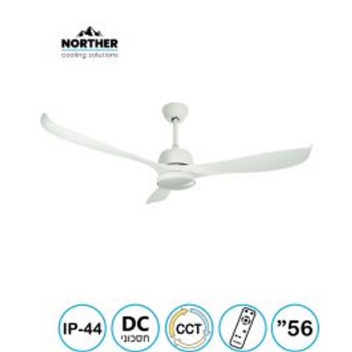 מאוורר תקרה אטלנטה CCT 56" Atlanta - מותאם להפעלה עם שעון שבת NORTHER
