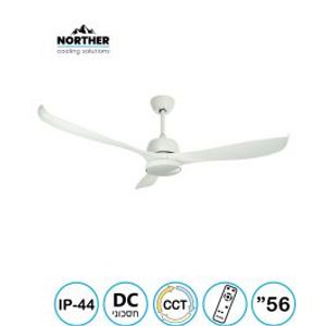 מאוורר תקרה אטלנטה CCT 56" Atlanta - מותאם להפעלה עם שעון שבת NORTHER