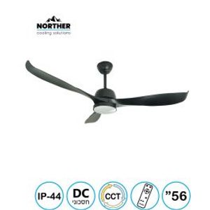 מאוורר תקרה אטלנטה CCT 56" Atlanta - מותאם להפעלה עם שעון שבת NORTHER