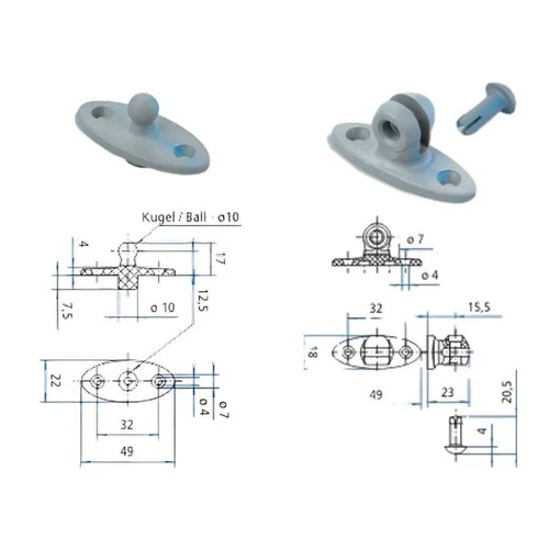 בוכנת גז 50N עד 180N (ניוטון) איכותית Stabilus לארון קלפה עליונה במטבח המנגנון מתאים לדלתות הנפתחות באמצעות משיכה כלפי מעלה ומסייע בפתיחה וסגירה של הדלת תיקון, הרכבה, החלפה וכיוון קלים ופשוטים - עולם הפרזול 02