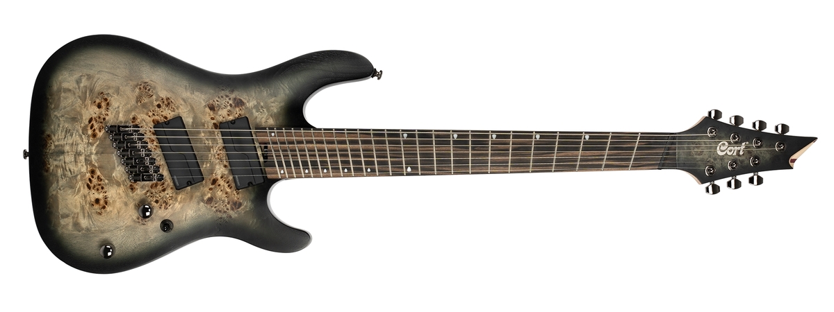 גיטרה חשמלית 7 מיתרים CORT KX507MS SDB Fishman Fluence HH