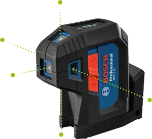 פלס לייזר בוש 5 נקודות לייזר ירוקות דגם GPL 5 G