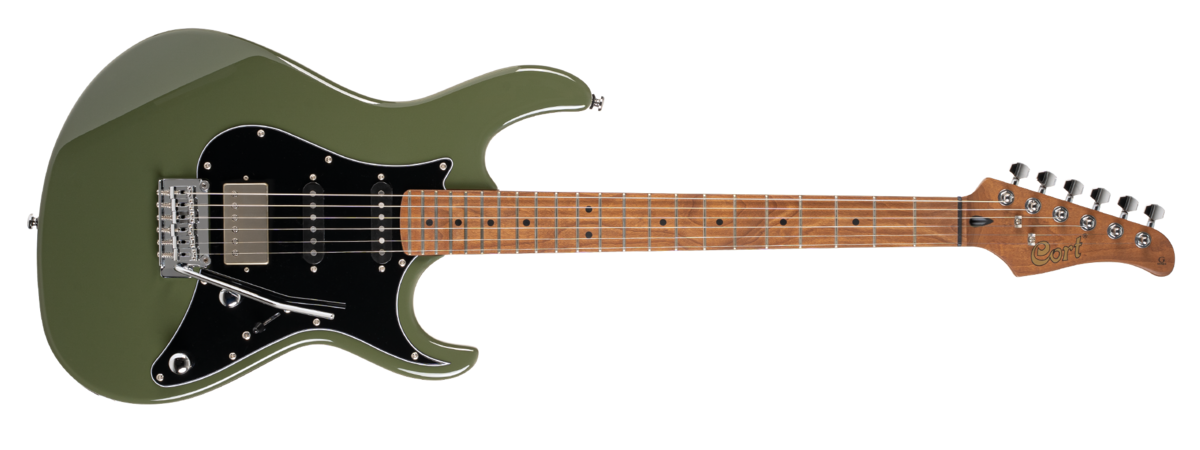 גיטרה חשמלית בצבע CORT G250SE ODG HSS Olive Dark Green