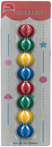 8 עיגולי מגנט צבעוניים 20 מ