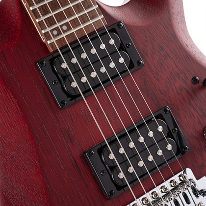 גיטרה חשמלית CORT X100 Open Pore Black Cherry H,H