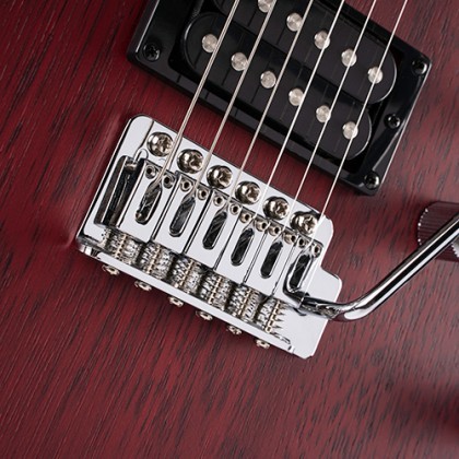 גיטרה חשמלית CORT X100 Open Pore Black Cherry H,H
