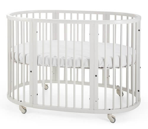 סטוקי סליפי (מיטה + עריסה) | Stokke® Sleepi ™  V3-כולל 2 מזרונים צבע לבן 
