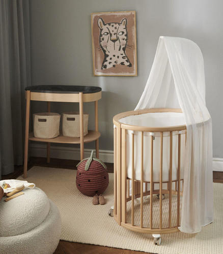 סטוקי סליפי (מיטה + עריסה) | Stokke® Sleepi ™  V3-כולל 2 מזרונים צבע טבעי 